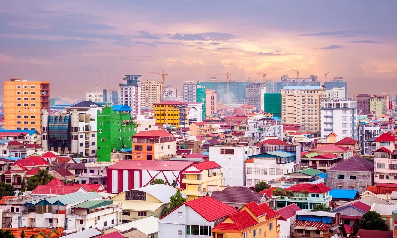 View in Phnom Penh, Cambodia
