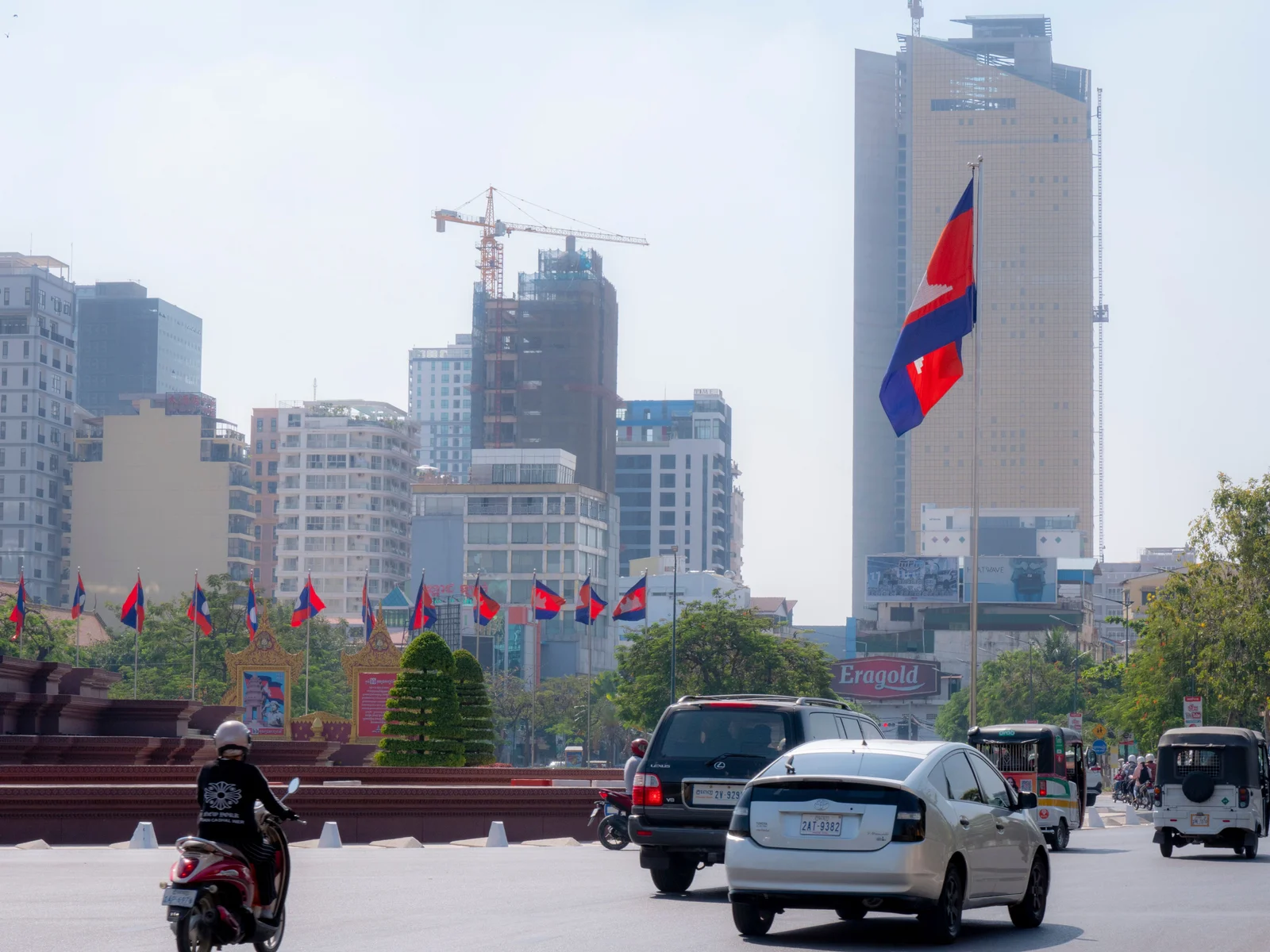 View in Phnom Penh, Cambodia