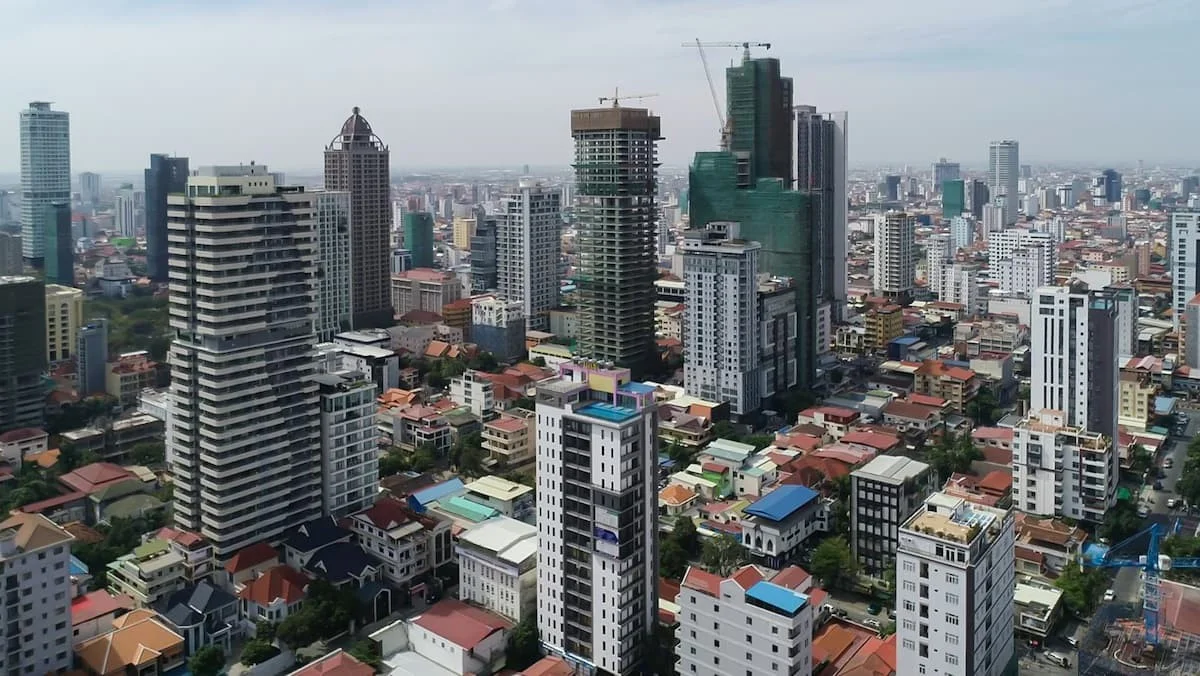 View in Phnom Penh, Cambodia