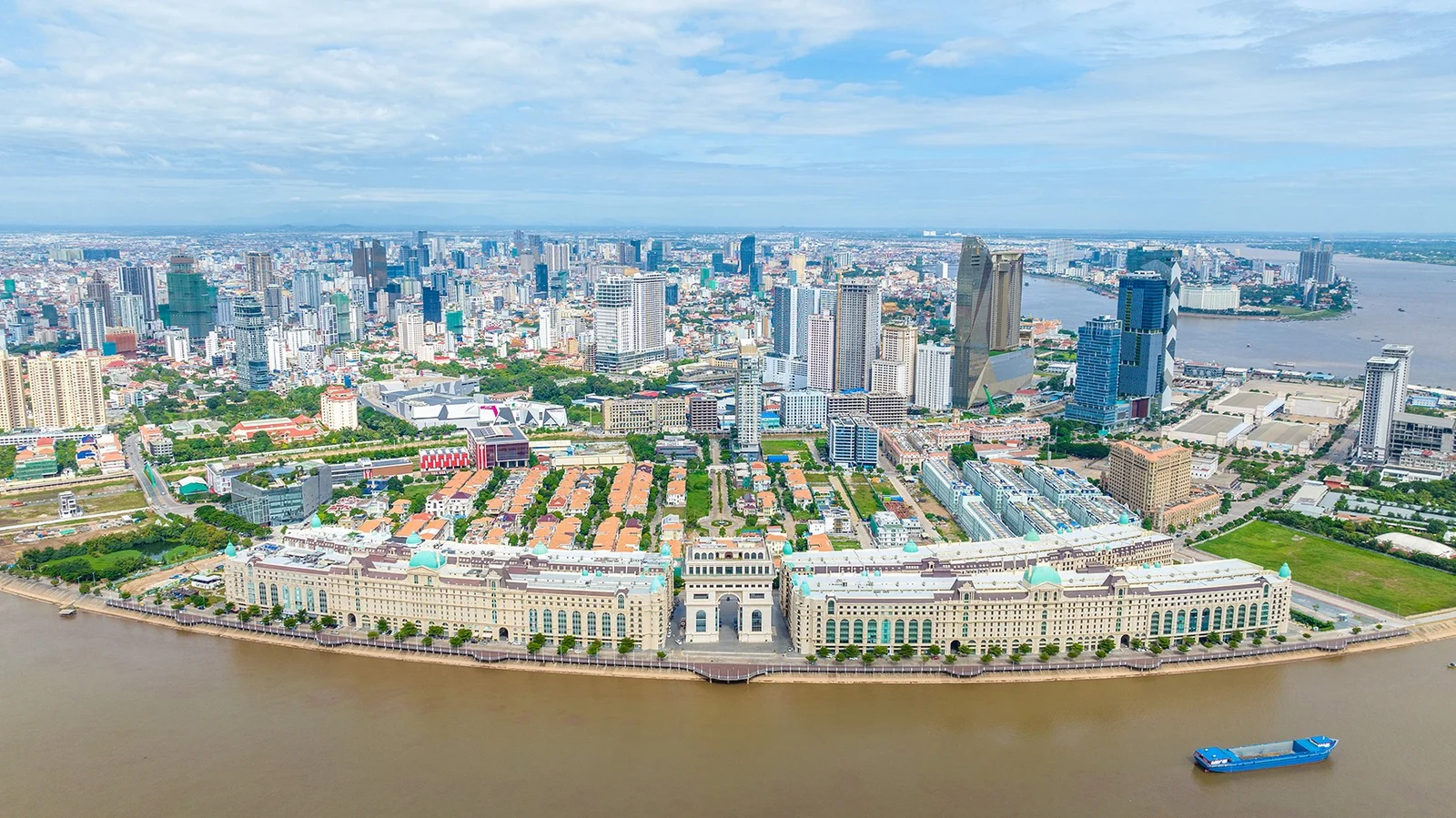 View in Phnom Penh, Cambodia