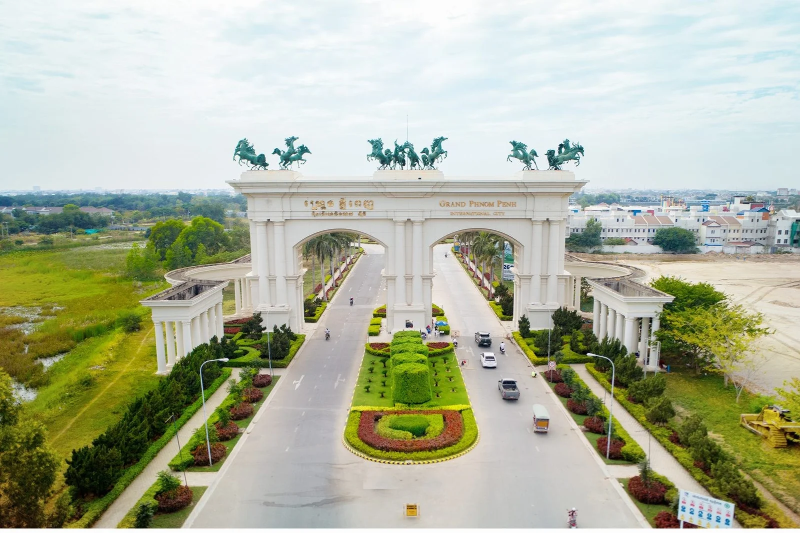View in Phnom Penh, Cambodia