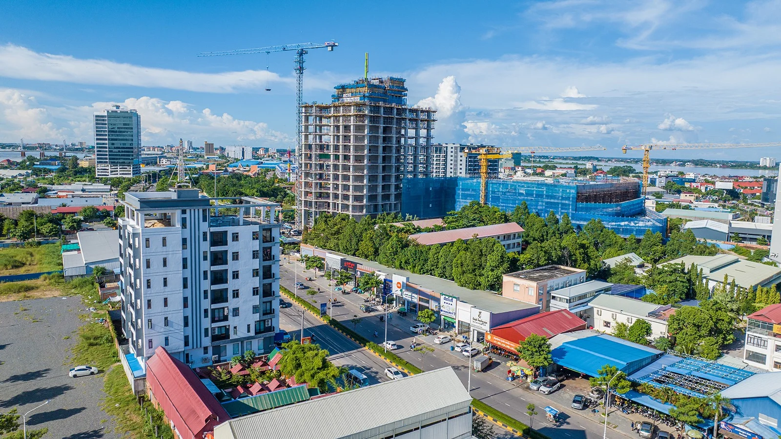 View in Phnom Penh, Cambodia