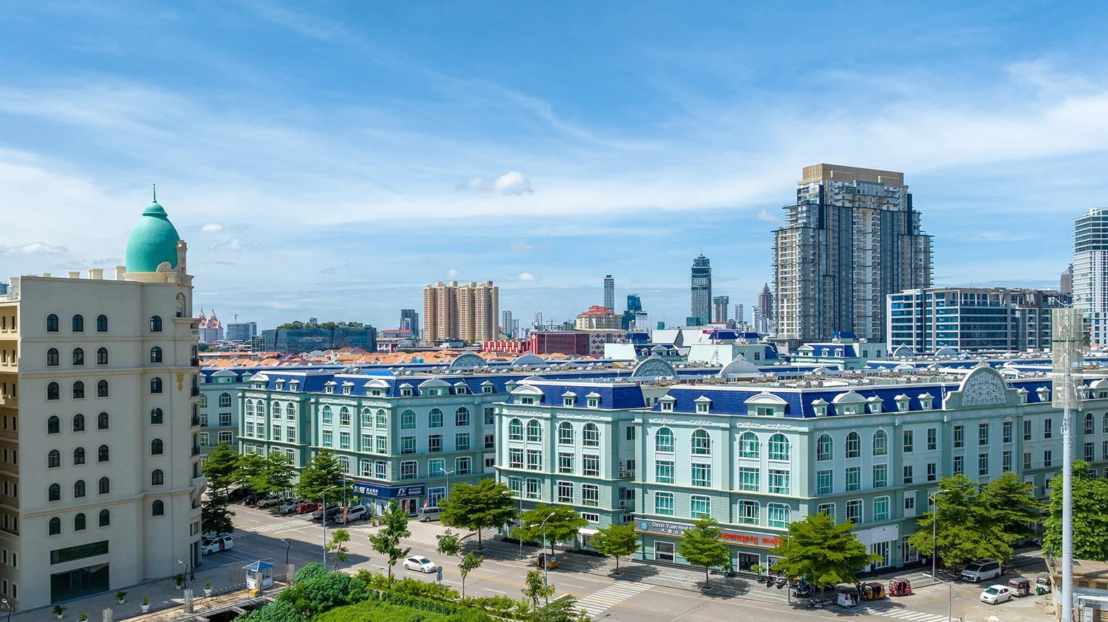 View in Phnom Penh, Cambodia