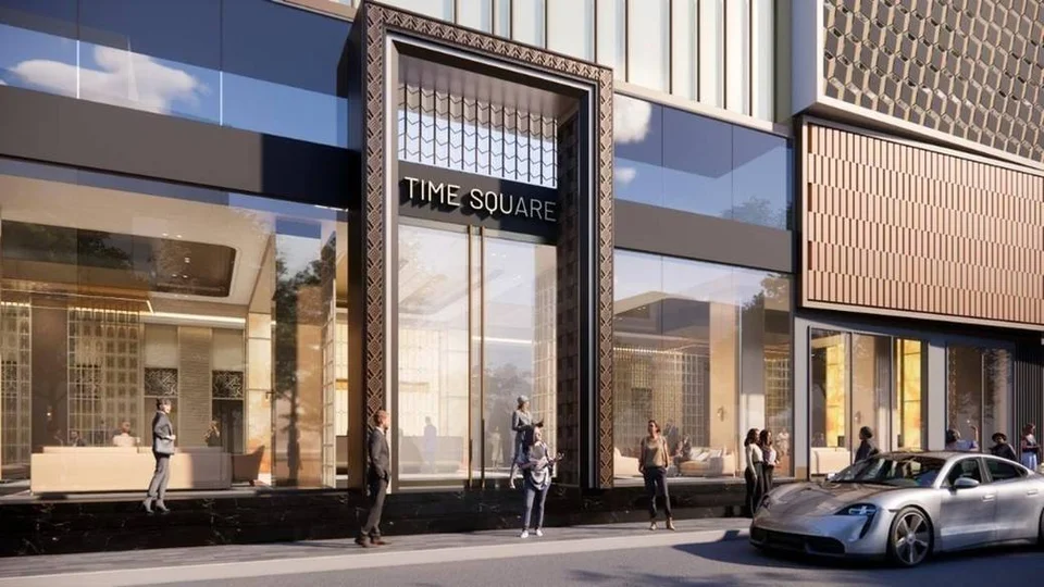 Square Gatsby building facade