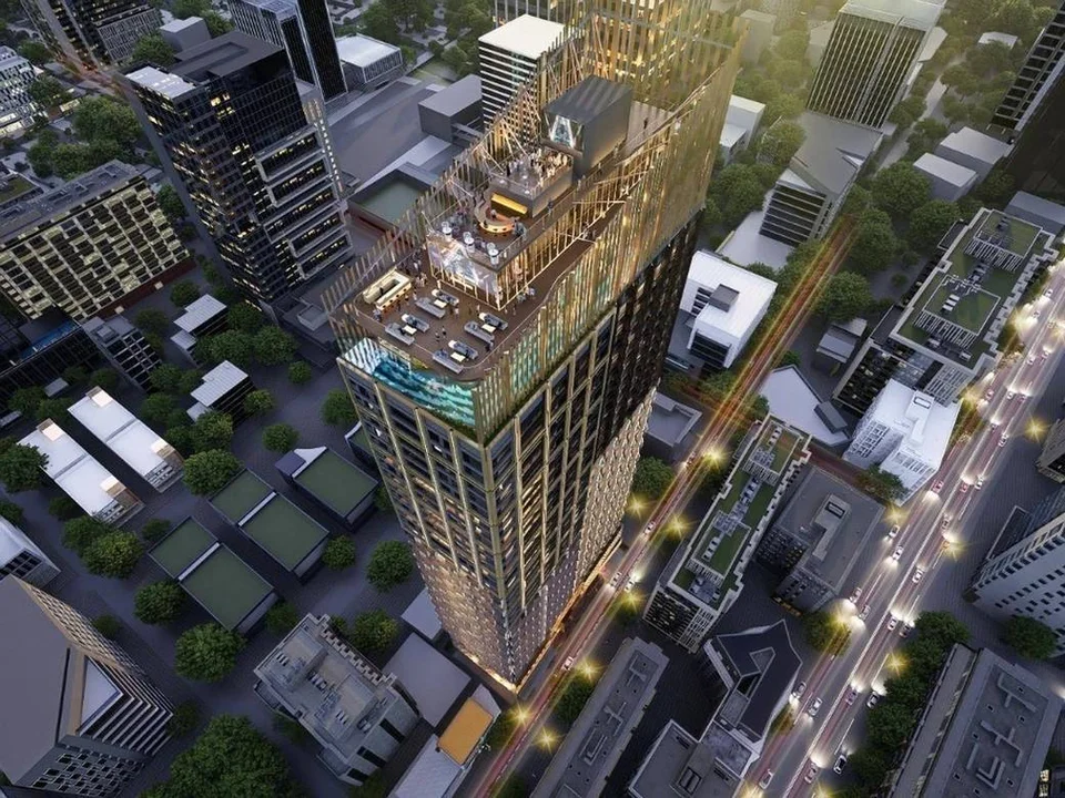 Square Gatsby amenity or aerial view