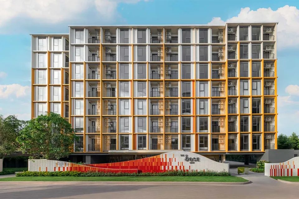 The Base Rise by Sansiri, the finished building in Wichit