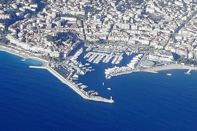 Aerial view of Port Vauban, Antibes