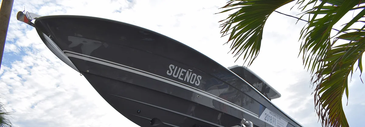 Yachts on display at the Fort Lauderdale International Boat Show