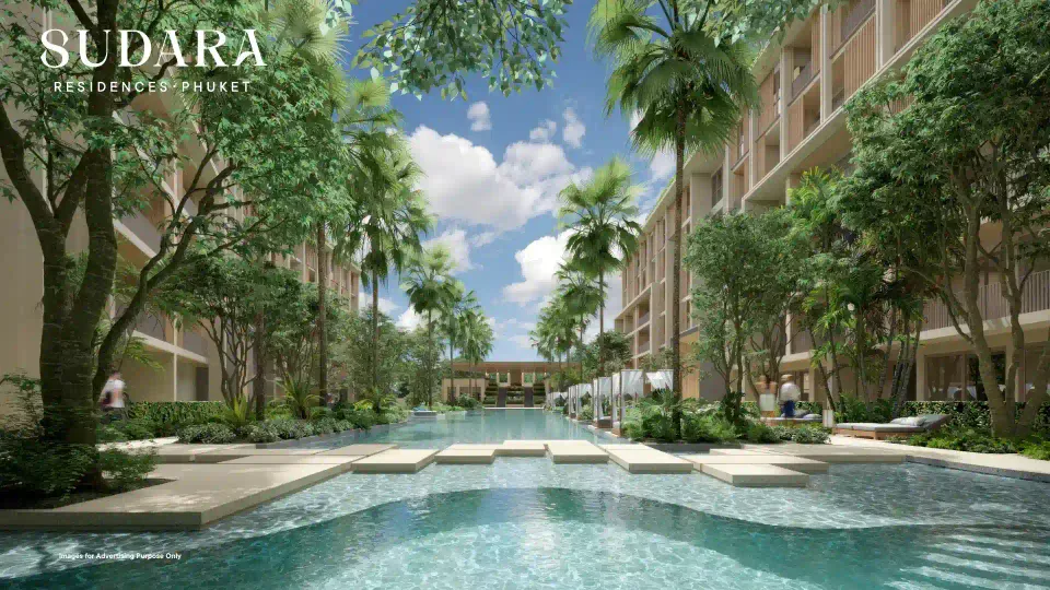Sudara Phase 1 exterior view from the garden approach