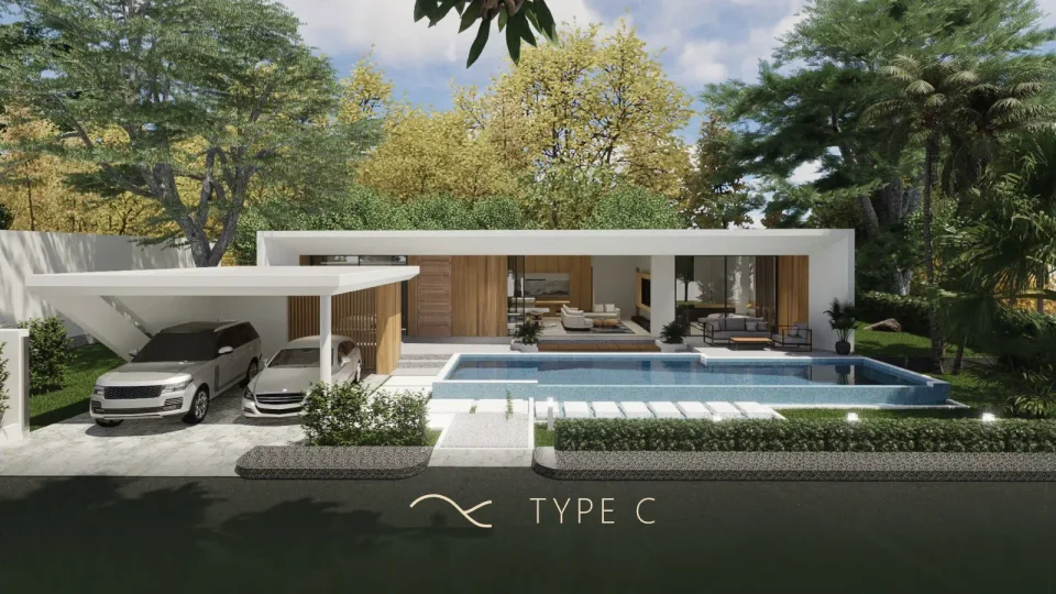 Clover Residence villa, exterior view