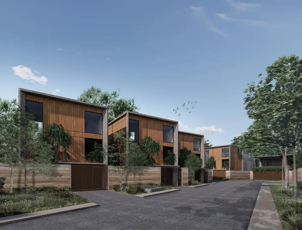 The Harmony by Wallaya Villas, contemporary pool villa exterior in Cherngtalay