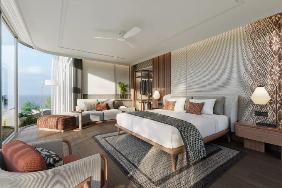 Banyan Tree Oceanus, premium interior finishes and master suite
