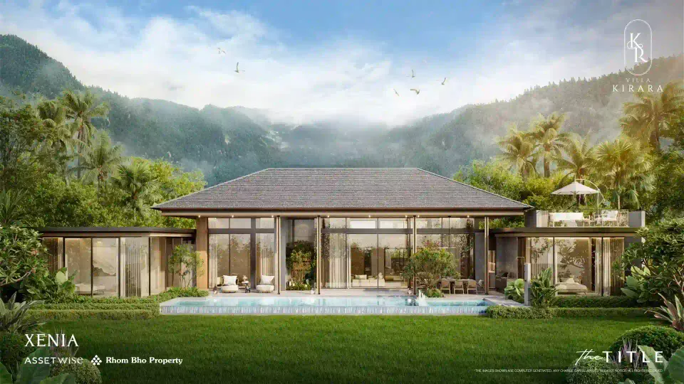 The Title Villa Kirara, exterior pool area