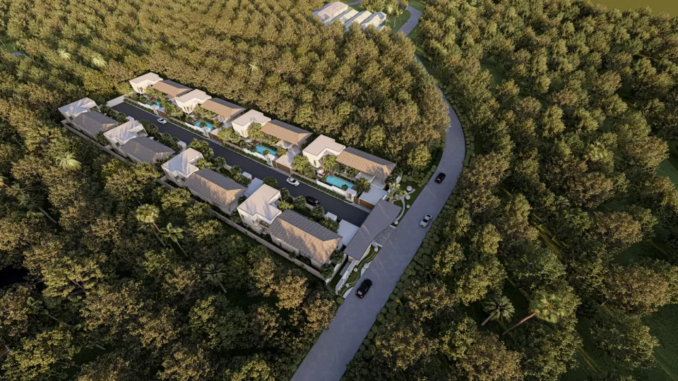 Vinzita Elite Residence exterior from gardens