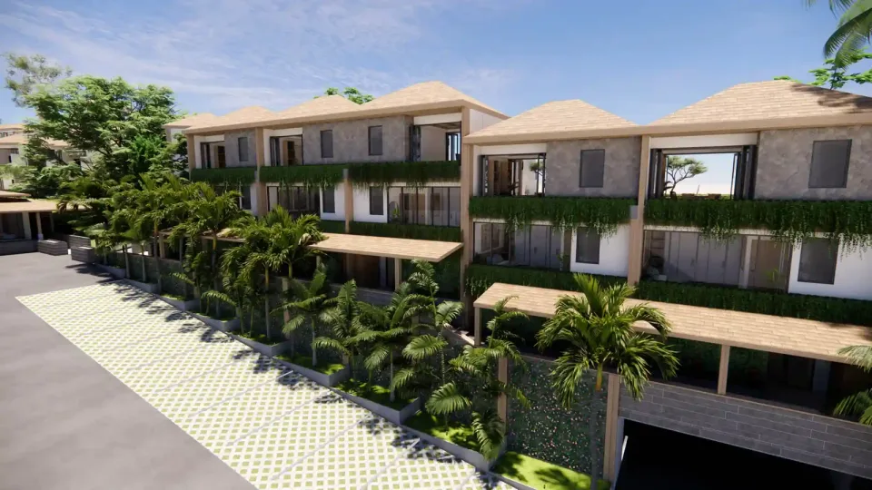 Kahli Terraces, exterior view