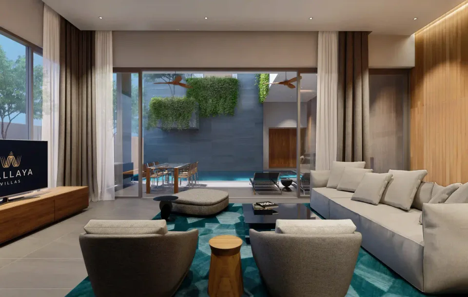Wallaya Hill, private pool and outdoor living terrace