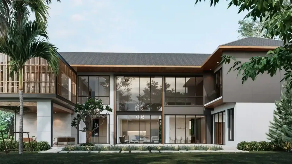 Shared, exterior view