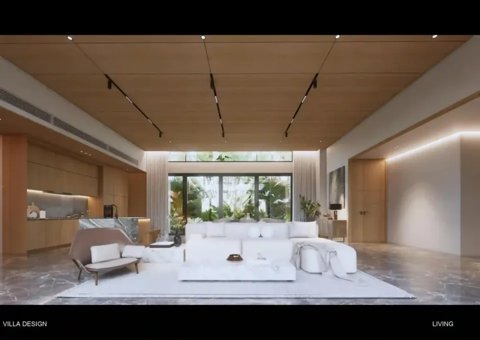 Oliver Villa interior bedroom with en-suite bathroom