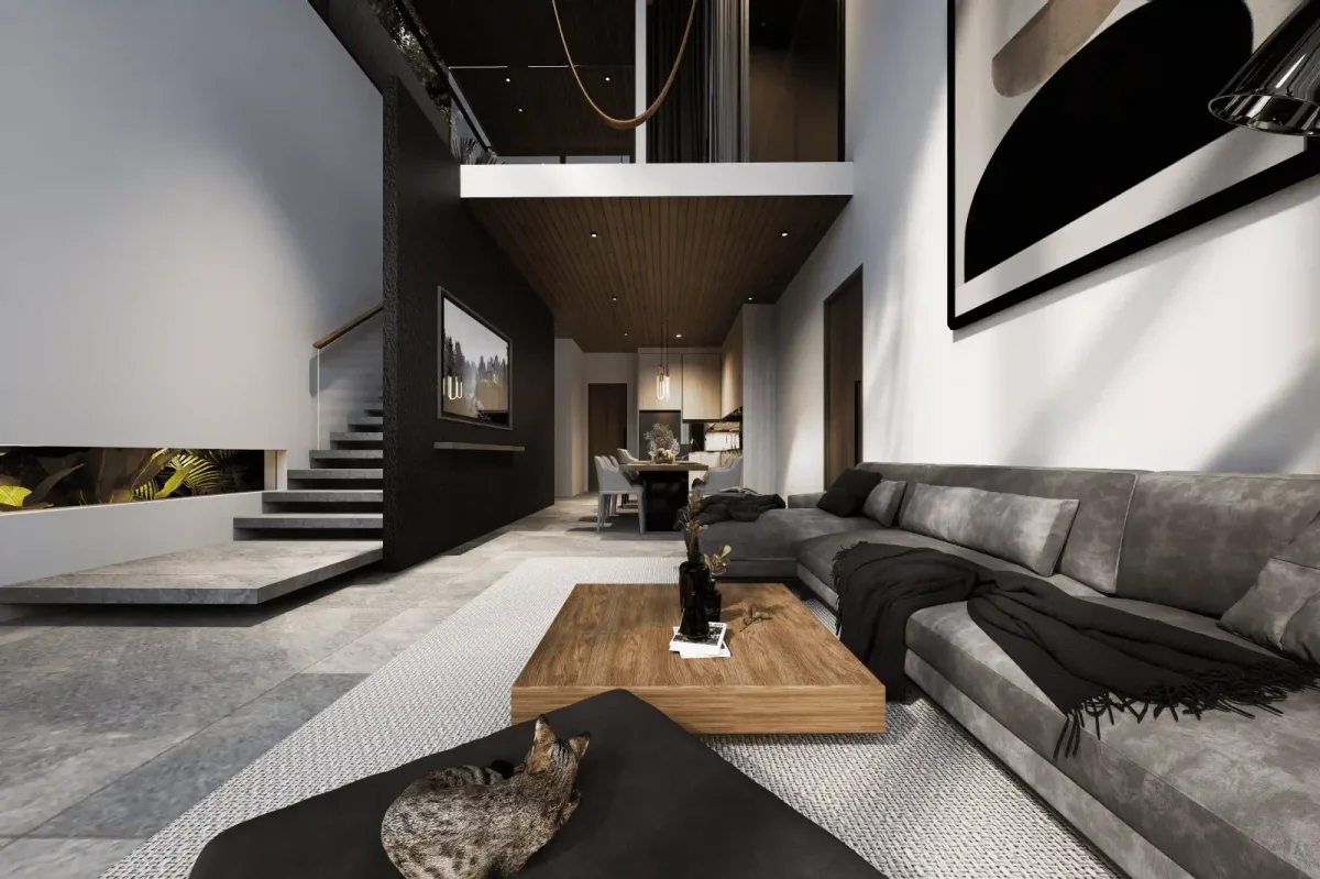 Aileen Villas Layan, интерьер гостиной