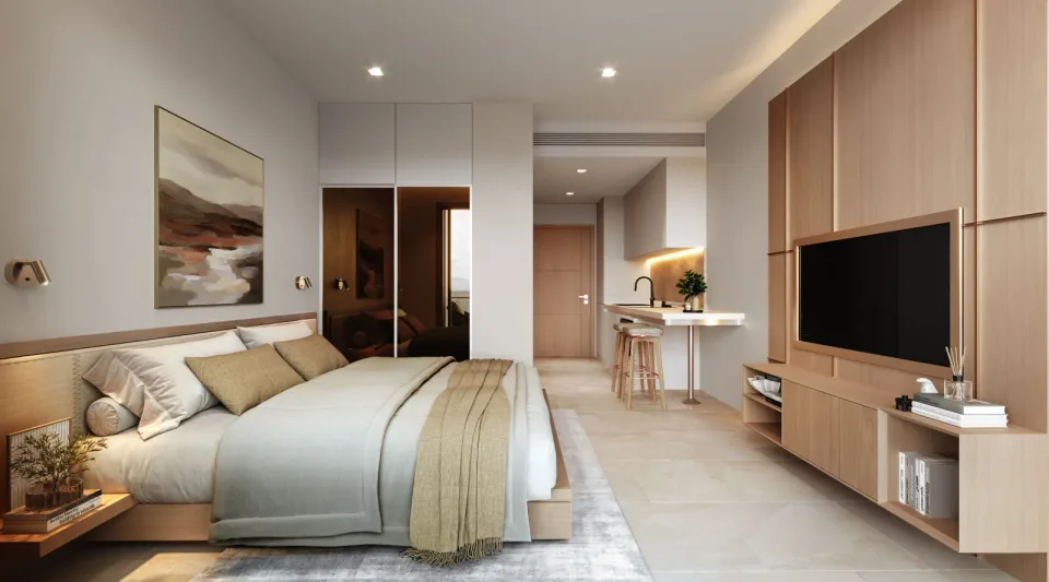 Siamese Bangtao interior bedroom