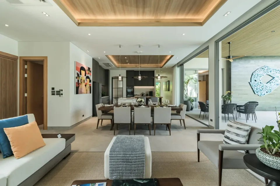 Alinda Villas, interior living area