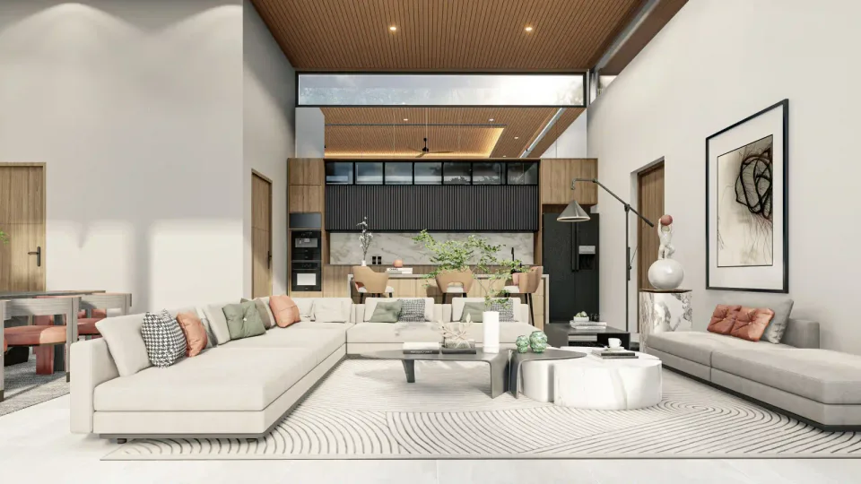 Mouana Serenity villa outdoor space