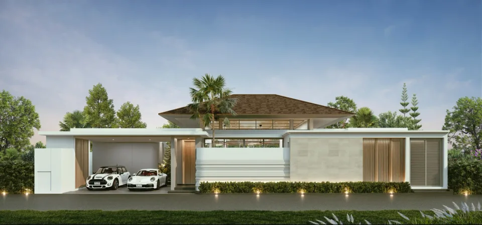 Monstera Nature villa exterior