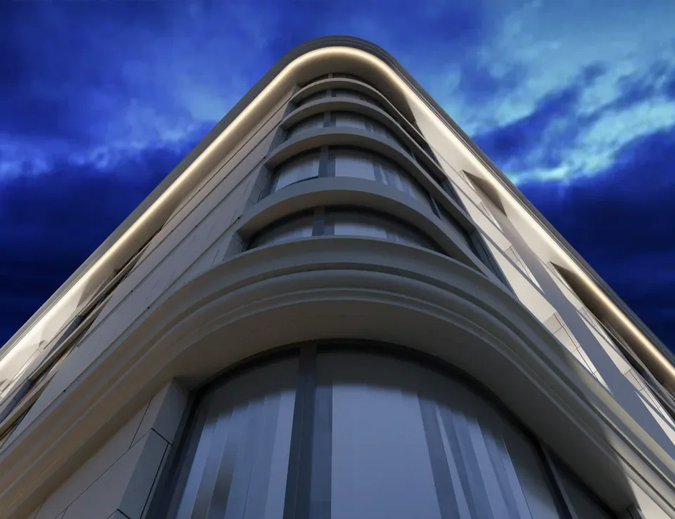 Utopia Mini exterior, low-rise building in south Phuket