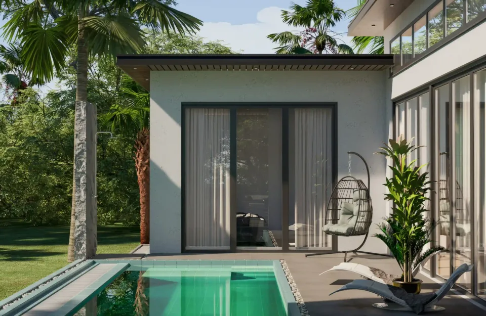 AG Club Villas, exterior in context