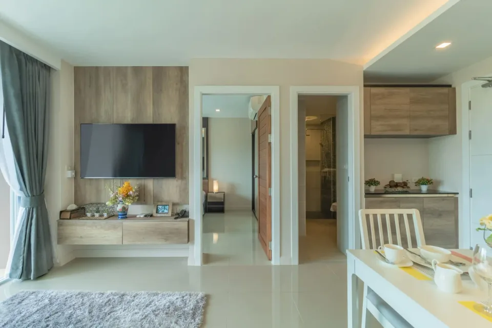 Babylon Sky Garden 2 bedroom interior with sea view