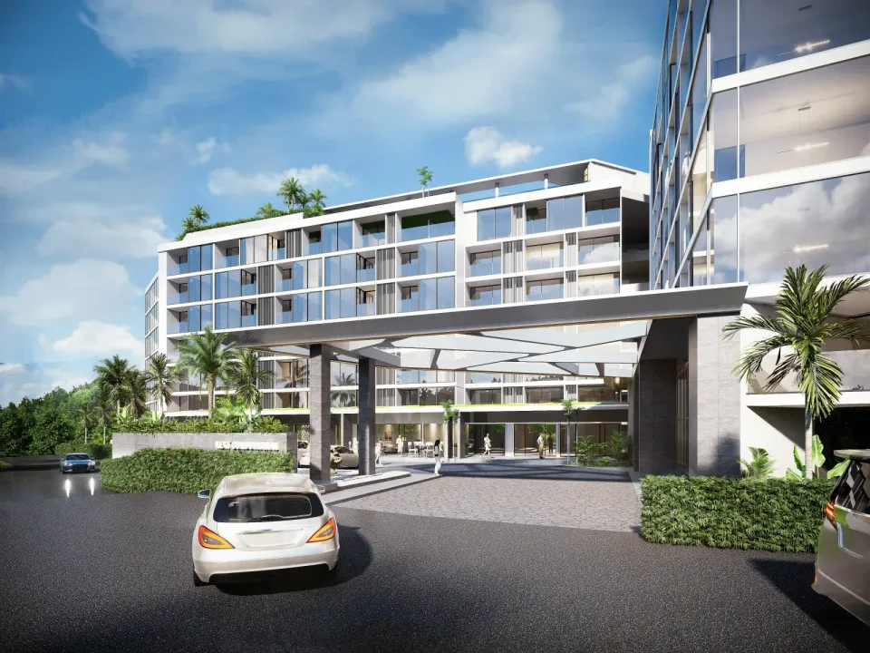Next Point Condominium, exterior view