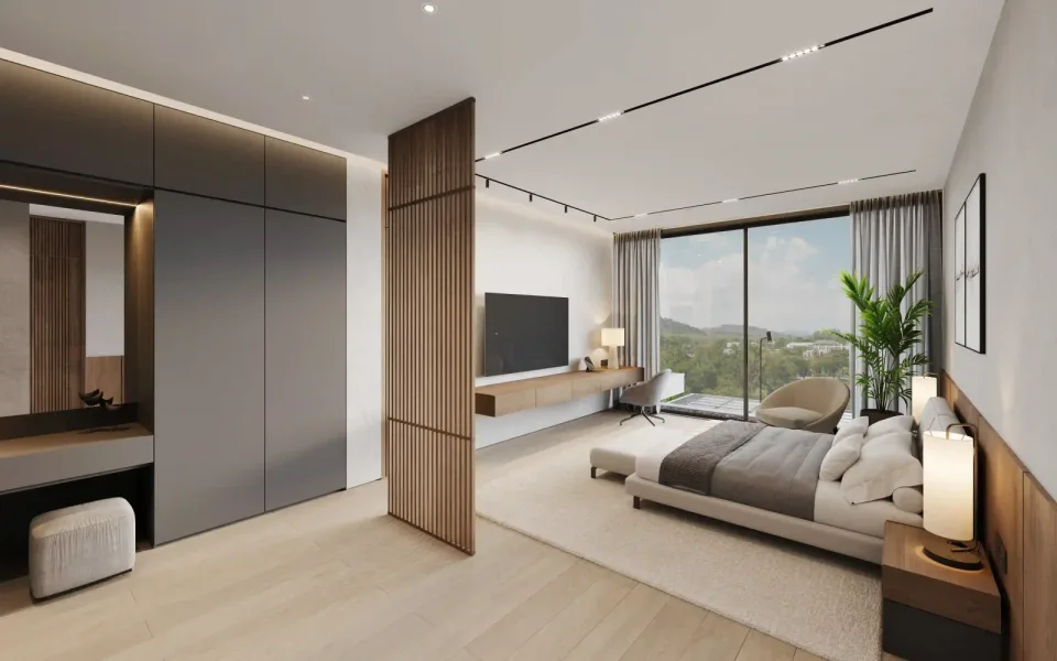 Canopy Hills Villas master bedroom interior