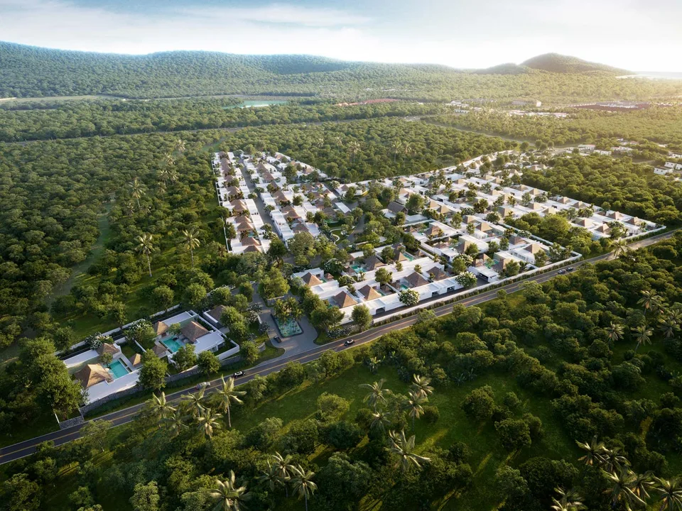 Anchan Mountain Breeze, aerial render of the estate