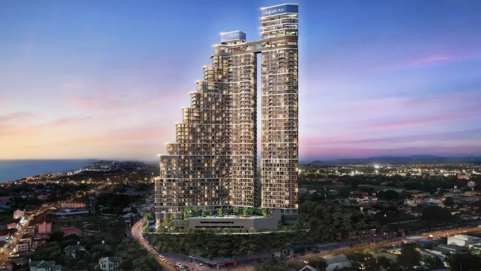 Aquarous Jomtien Pattaya, developer render 3, Pattaya