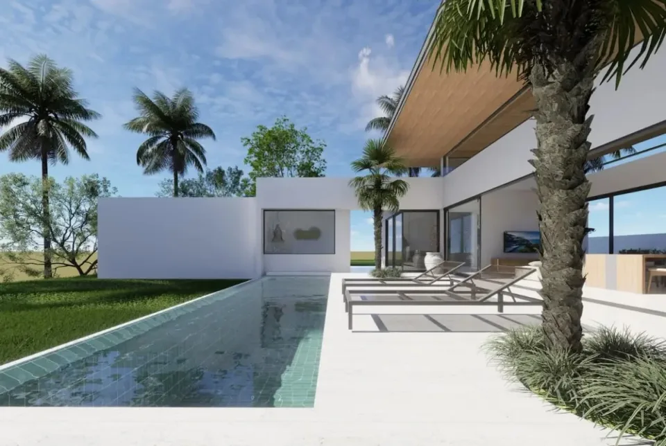 Bocami Villas Bang Rak, developer render 4, Koh Samui