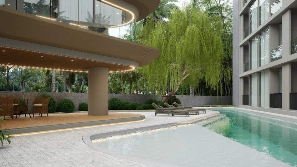 Secret Garden Condominium, developer render 4, Pattaya