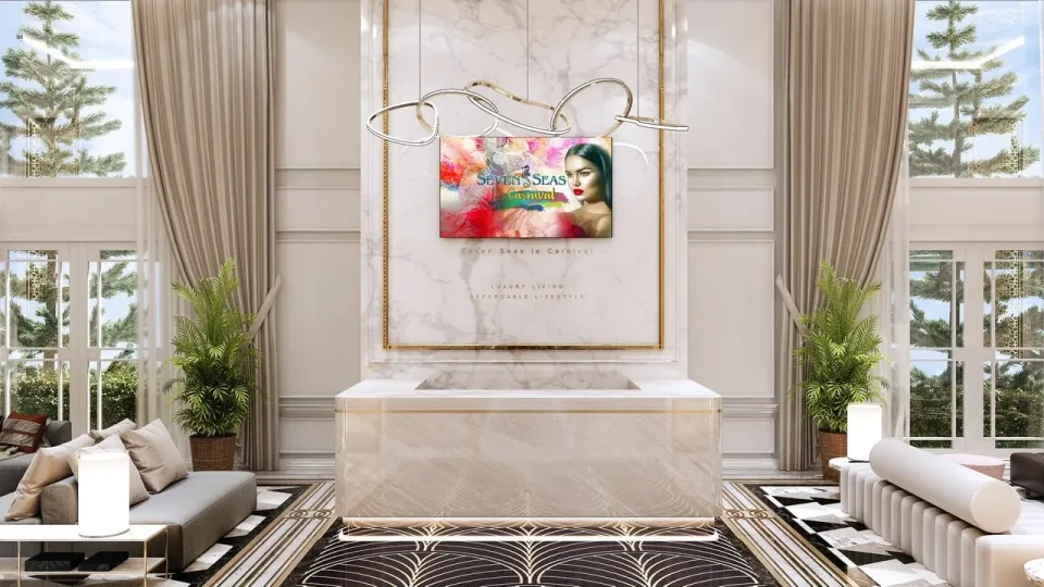 Seven Seas Le Carnival, developer render 2, Pattaya