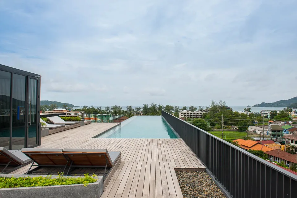 The Deck Patong, rooftop pool deck