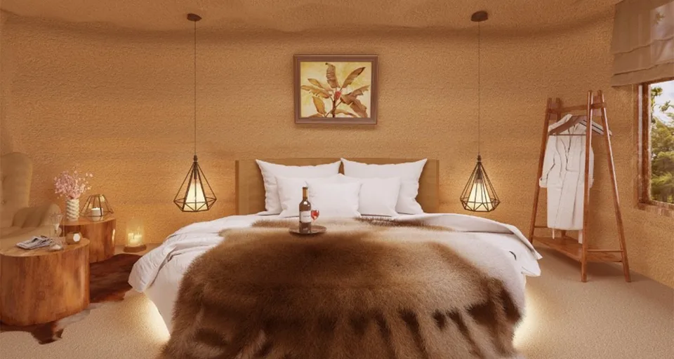 Utopia Dream, Nai Harn: themed bedroom, developer render