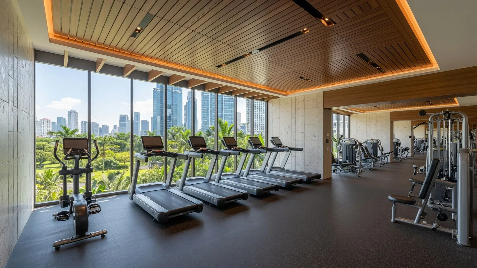 A condominium gym in Woodlands (developer render)