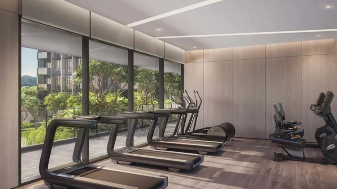 The gym at Narra Residences (developer render)