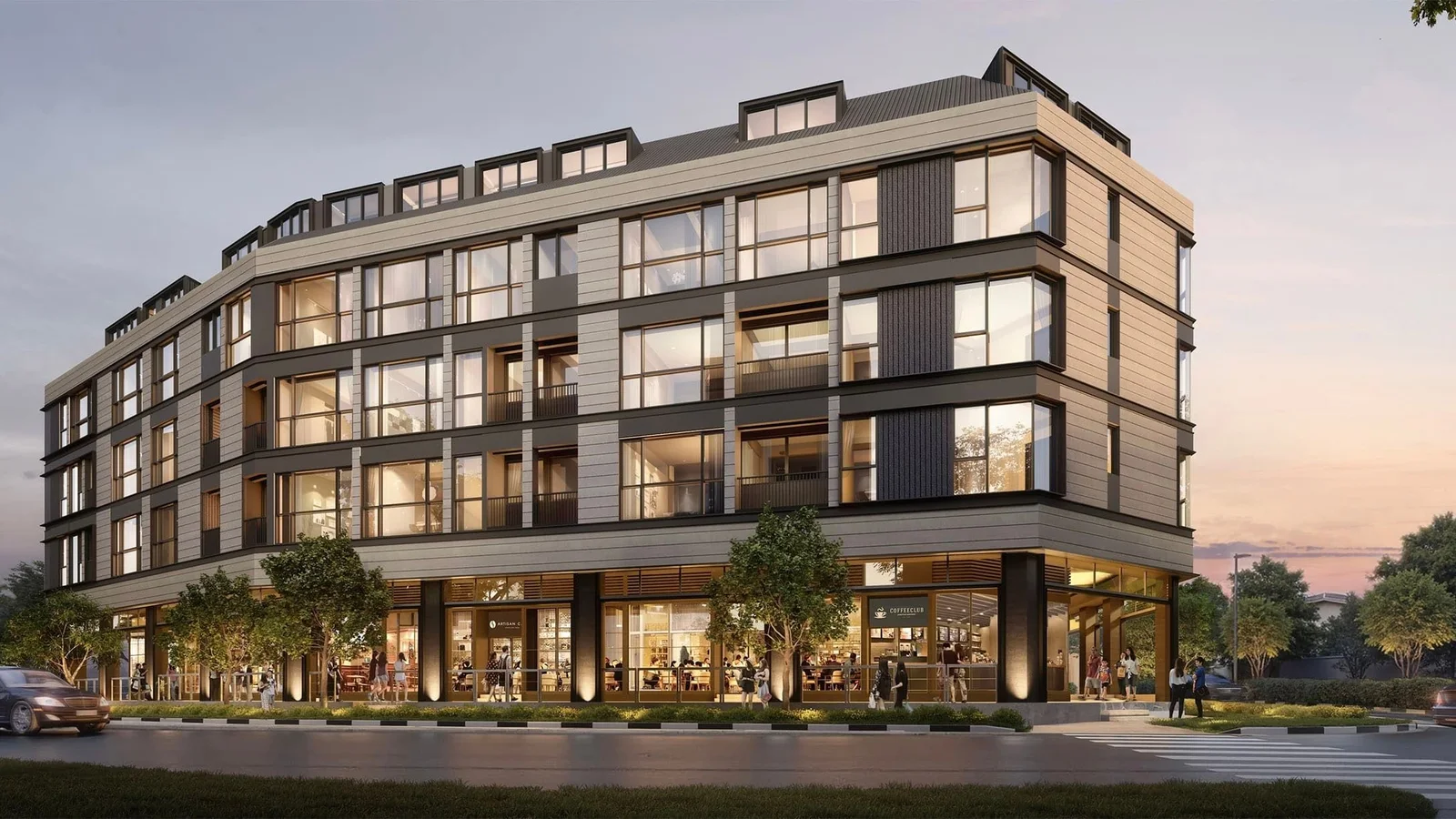 Artisan 8, a low-rise block of 34 homes (developer render)