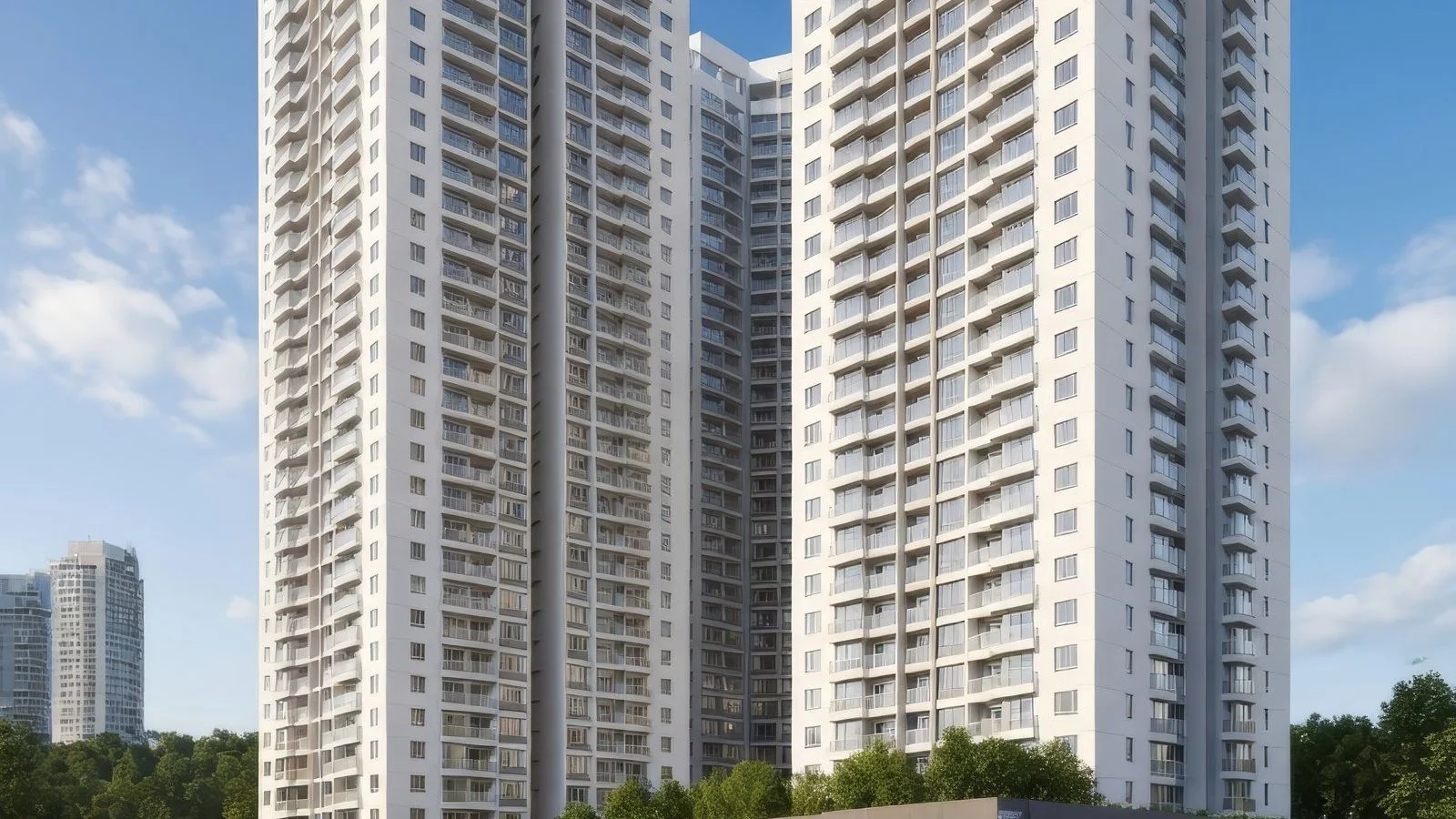 Residential blocks at Chencharu Close (developer render)