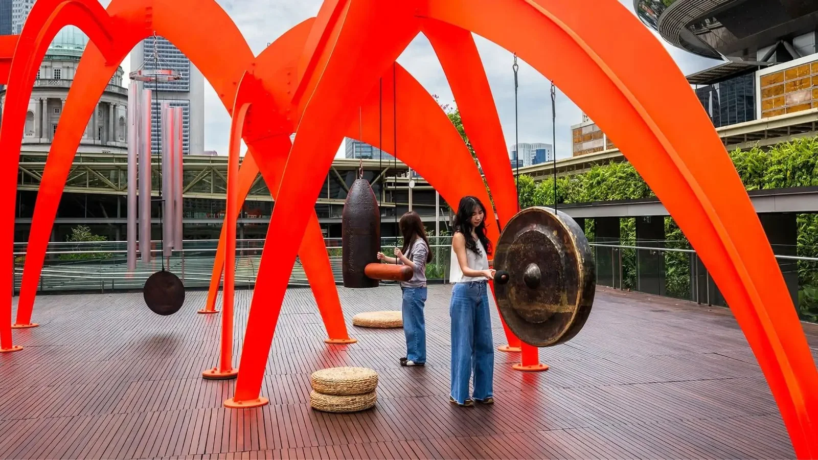 A sculpture hall at the National Gallery Singapore
