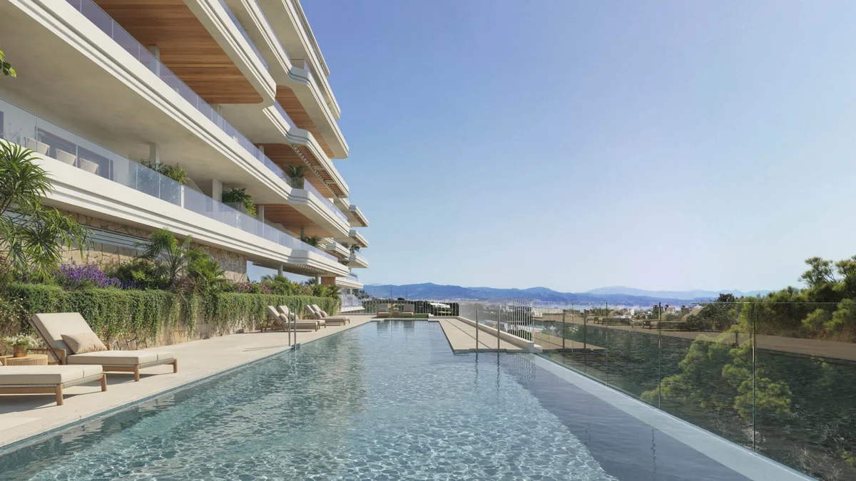 Kosmos by Kronos Homes infinity pool and terraces, Torremolinos